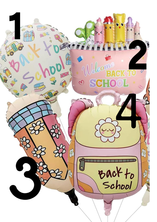Back to School Balloon Stack