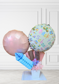 Back to school Balloon Bouquet with treats basket